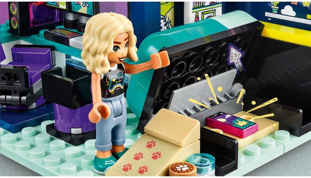 LEGO Friends Nova's kamer Speelgoed Set met Minipoppetjes en Huisdier - 41755