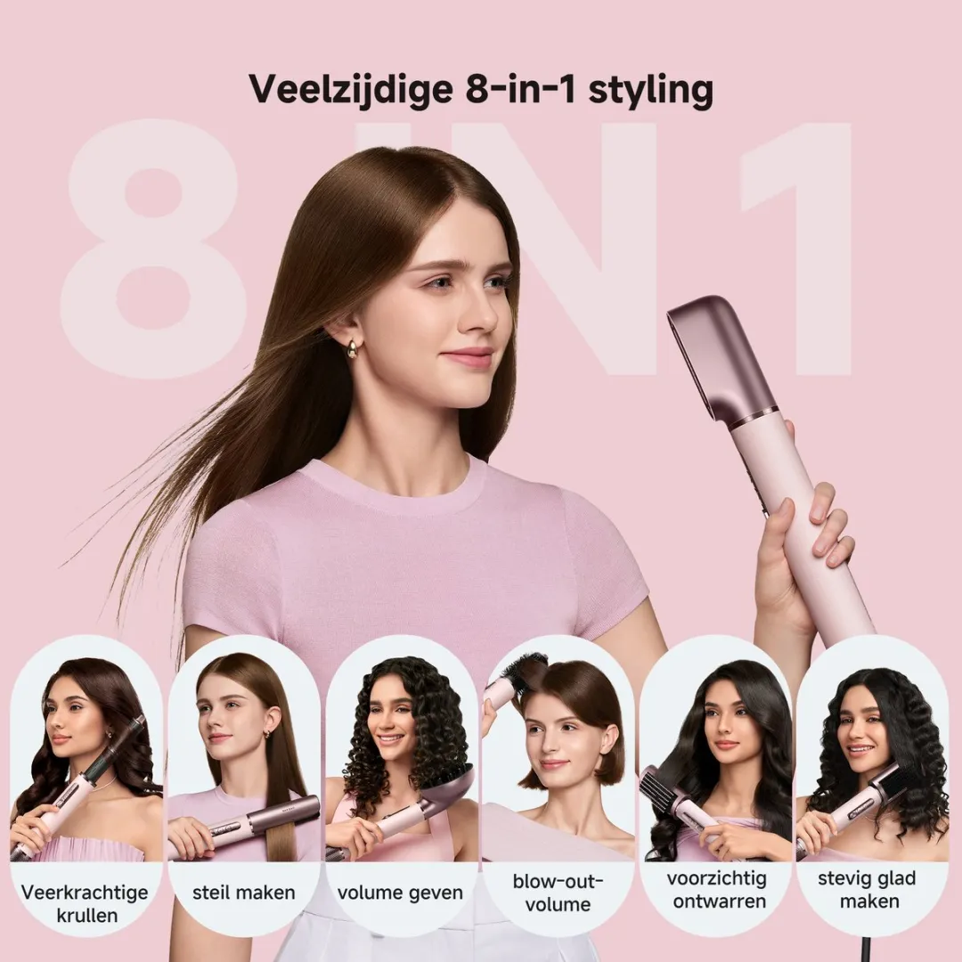 Dreame AirStyle Era AMF18A Föhn & Haarstyler - 1300W - Roze