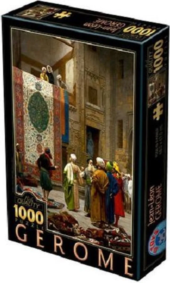 D-Toys Jean Leon Gerome Carpet Merchant in Cairo Legpuzzel 1000 Stuks
