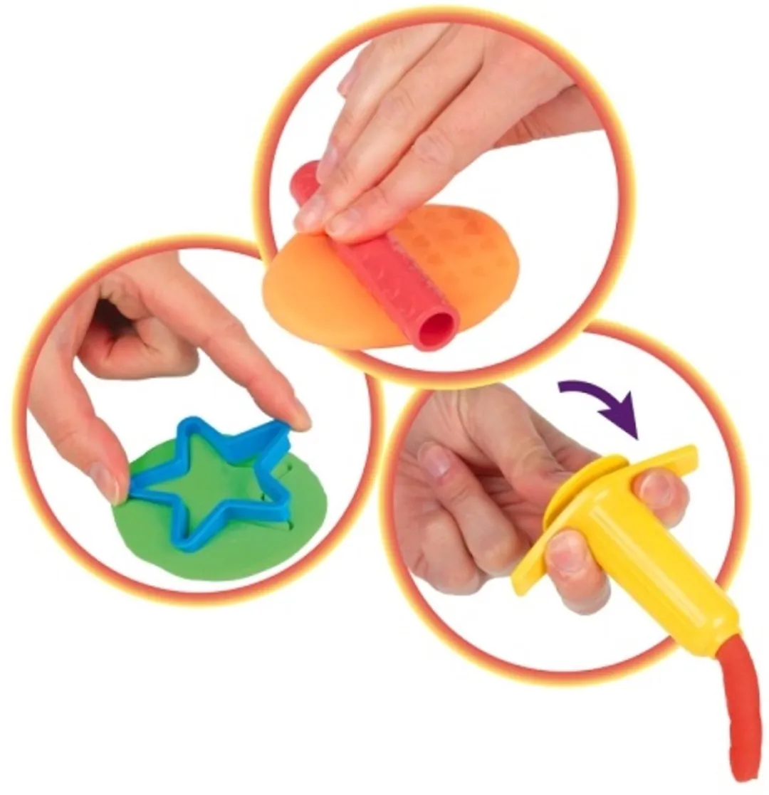 Toi-Toys Sculptidoegh Set - 8x Klei 55g Multicolor