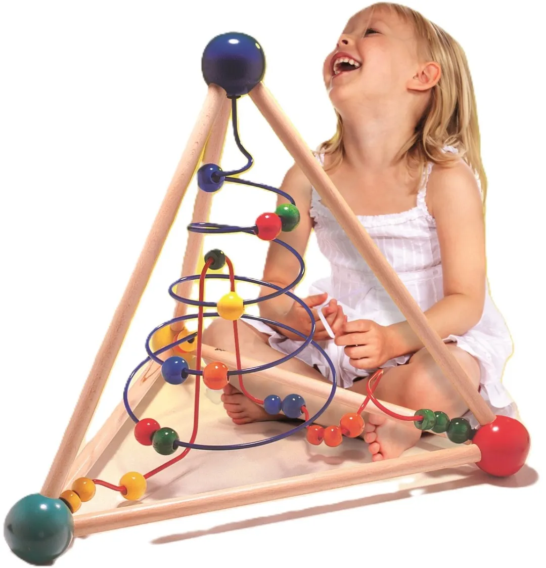 JoyToy Kralenspiraal Houten Speelgoed