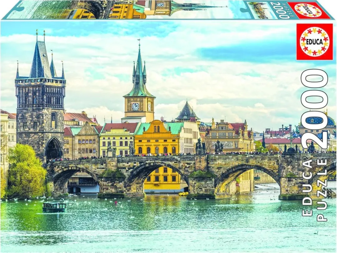 Educa Zicht op Praag Puzzel 2000 Stuks