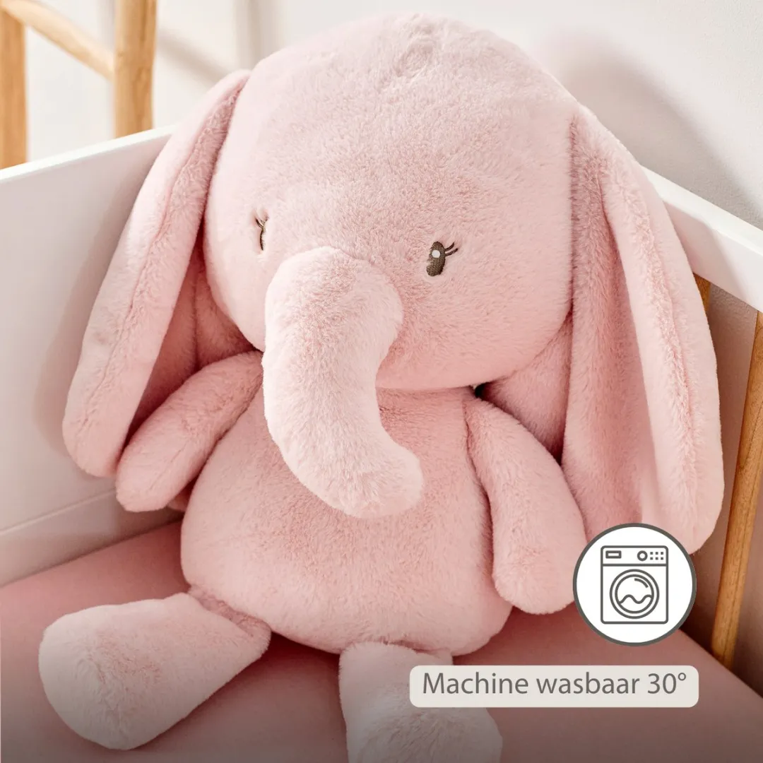 Nattou FanFan Maxi Knuffel Olifant 60cm - Roze