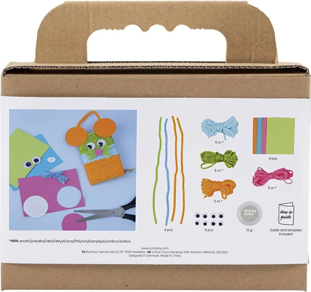 Creativ Company Mini Hobbyset Decoratie Muizen & Uilen - Multi kleuren
