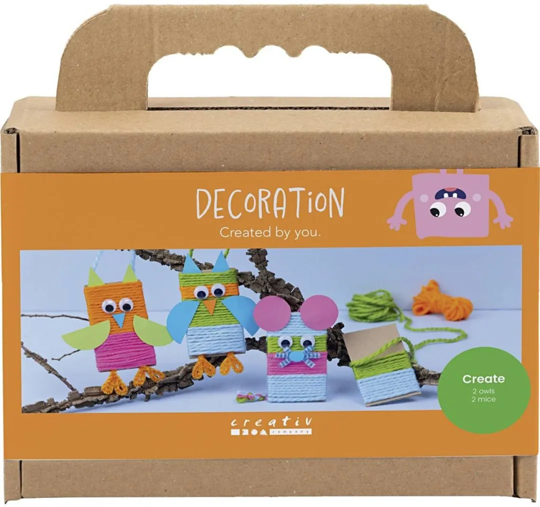 Creativ Company Mini Hobbyset Decoratie Muizen & Uilen