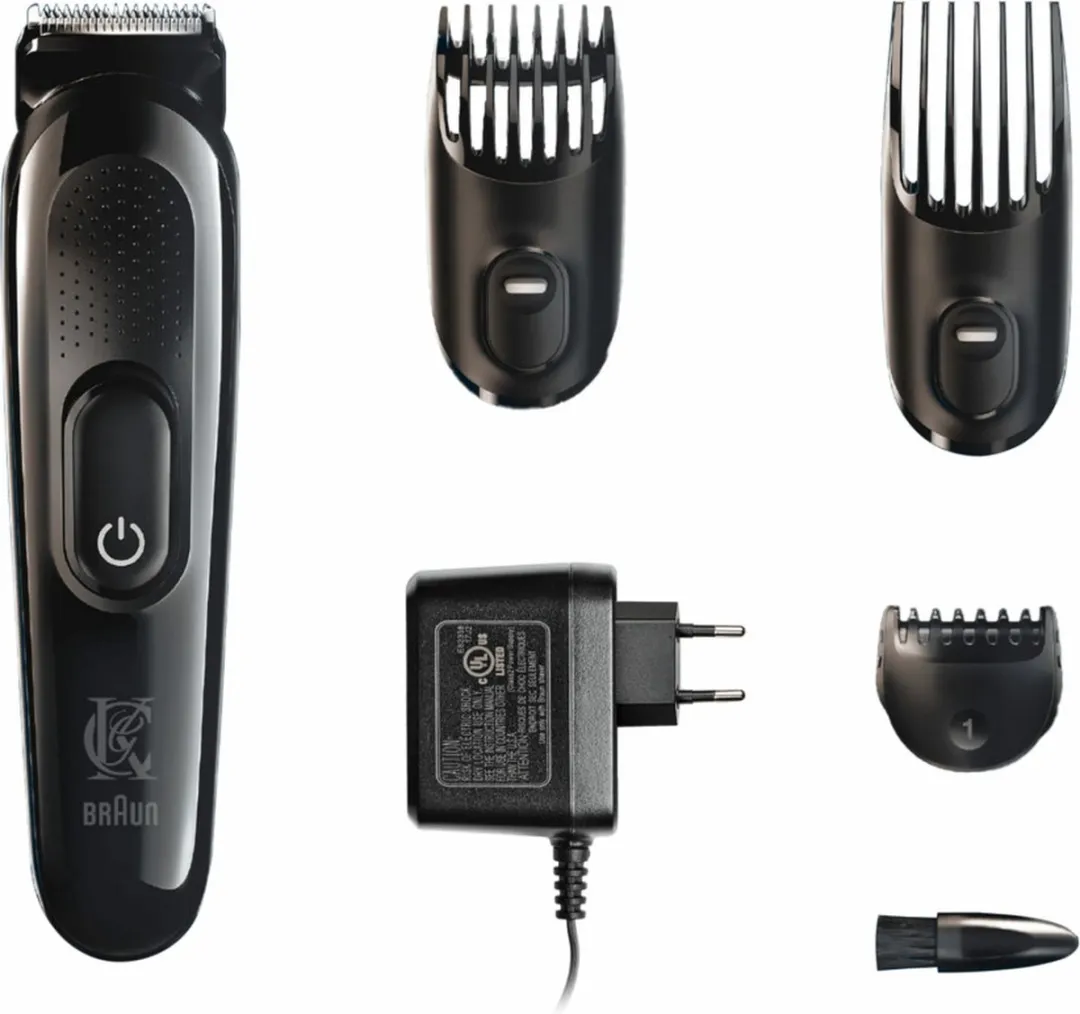 Gillette King C Draadloze Baardtrimmer - 3 Opzetstukken - Zwart