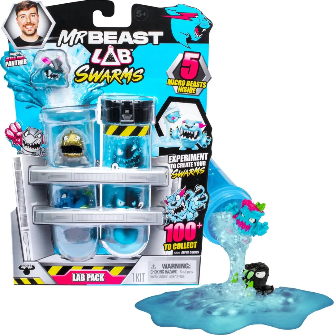 Moose Toys MrBeast Lab Swarms 5-Pack