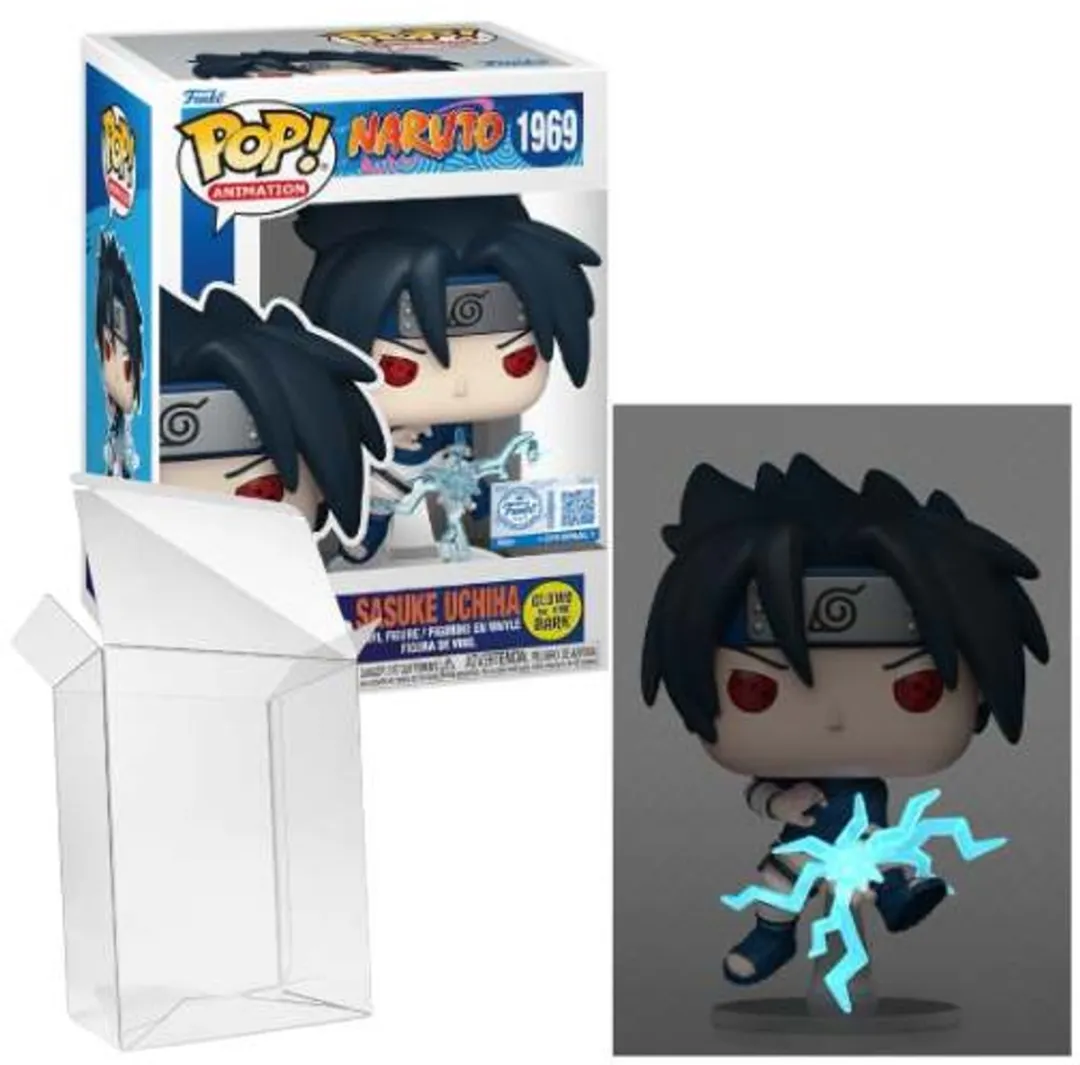 Funko Pop! Animation Naruto Sasuke Uchiha #1969 Glow-in-the-Dark