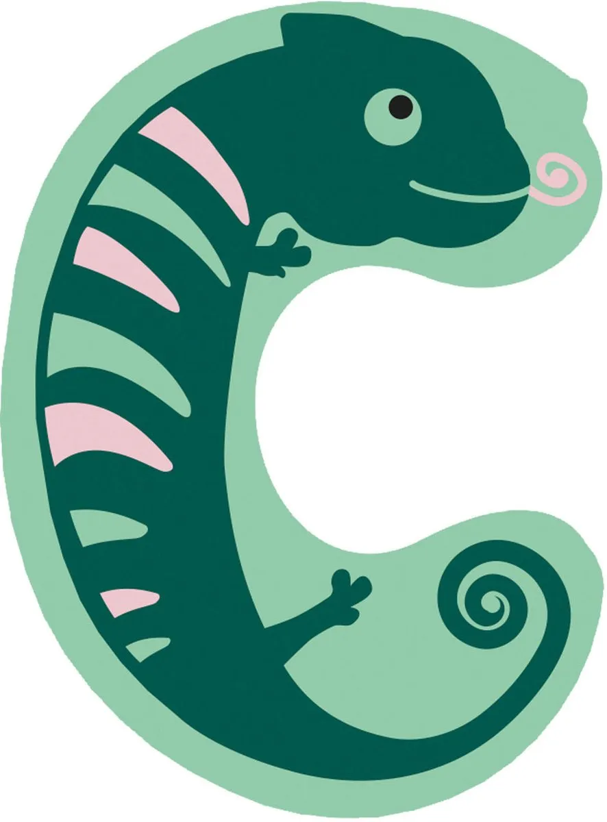 Small Foot Houten Dieren Kinderletter C