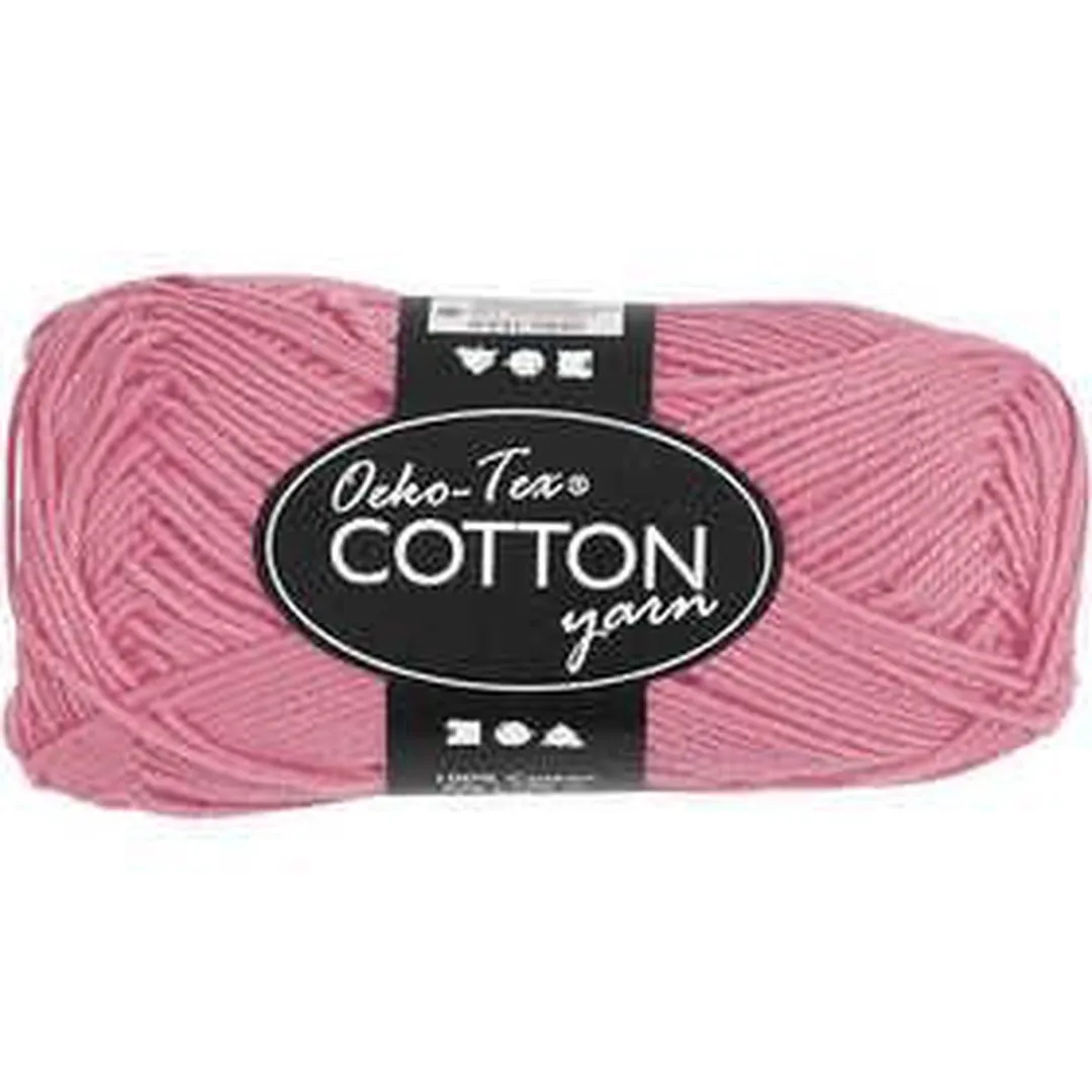 Creativ Company Katoengaren 8/4 50gr - Donker Roze