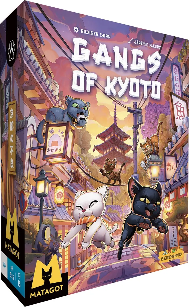 Geronimo Games Gangs of Kyoto Kaartspel - 2-5 spelers