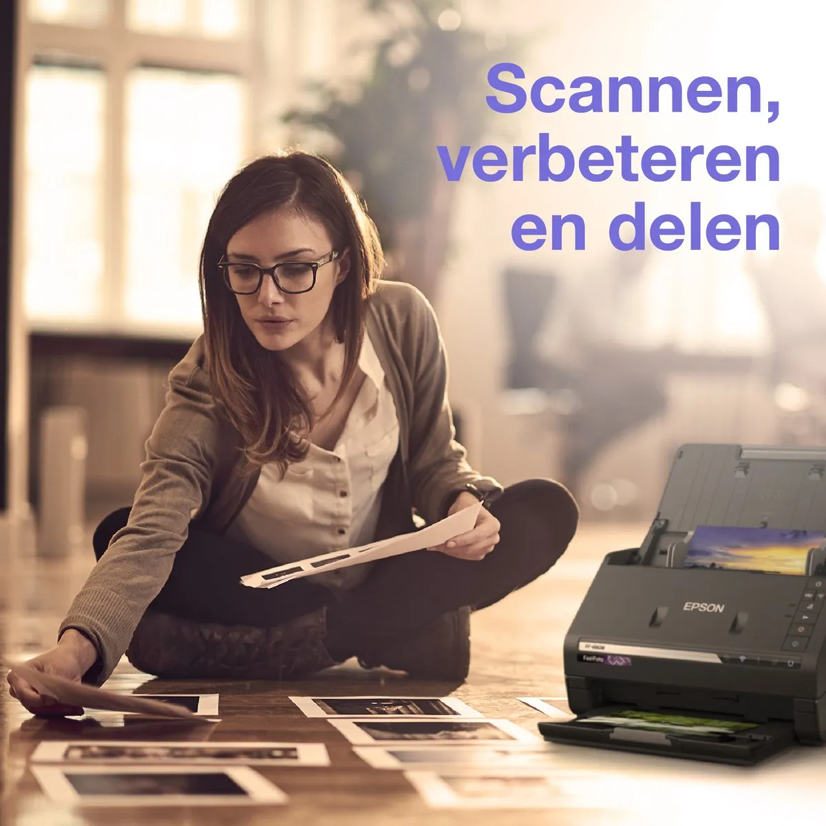 Epson FastFoto FF-680W Fotoscanner - Zwart