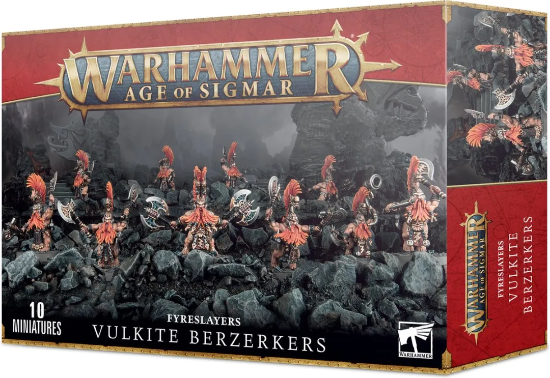 Games Workshop Age of Sigmar Fyreslayers Vulkite Berzerkers
