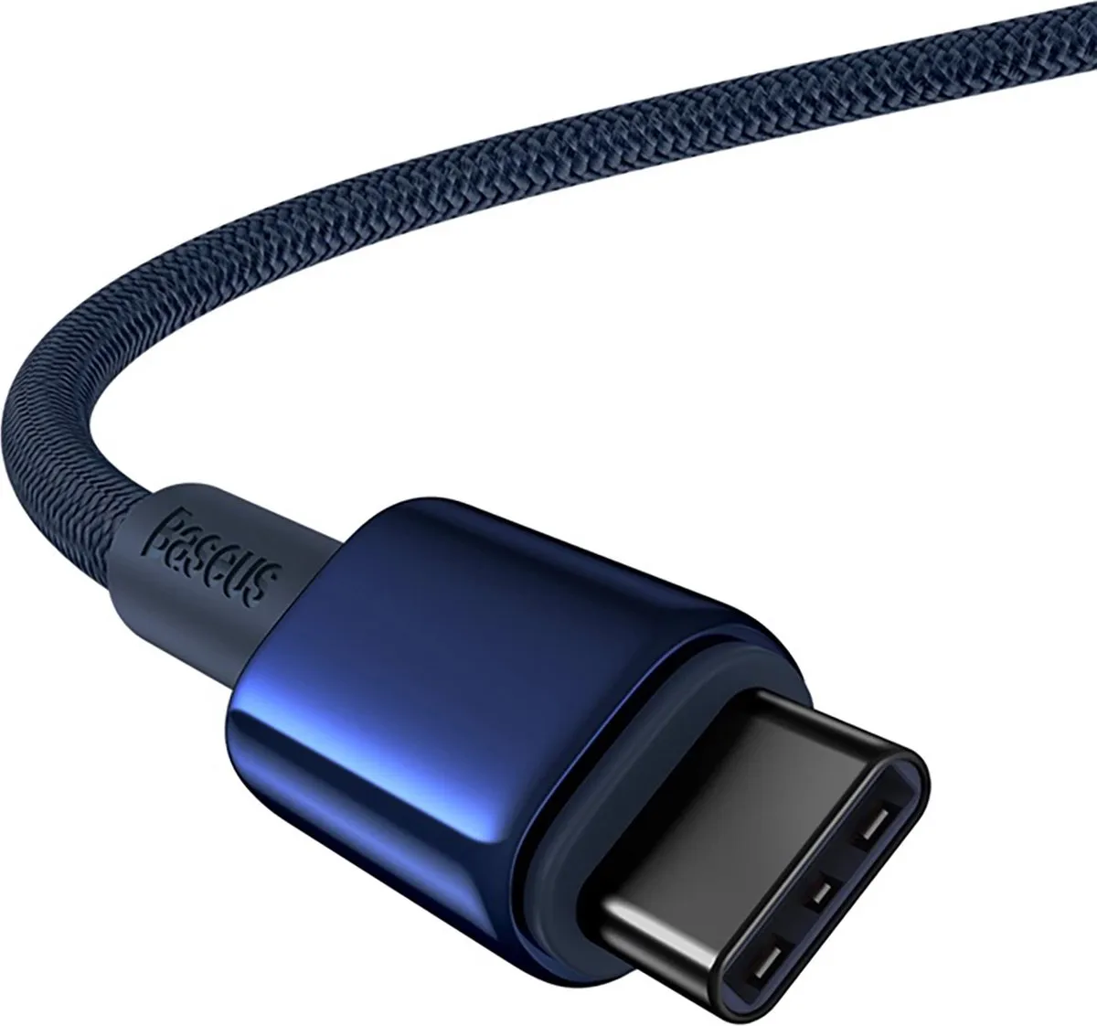 Baseus Tungsten Gold USB-C Kabel 100W 2m - Marineblauw