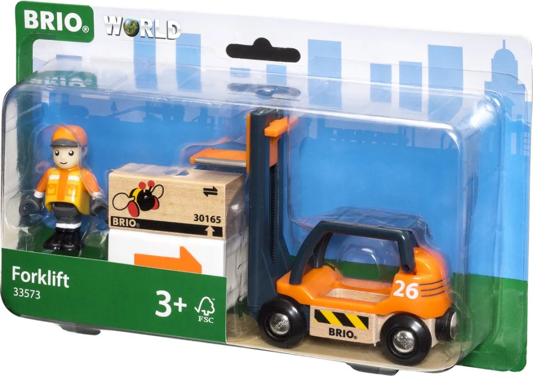 BRIO Vorkheftruck 33573 - Magnetisch hijssysteem - 100-delig