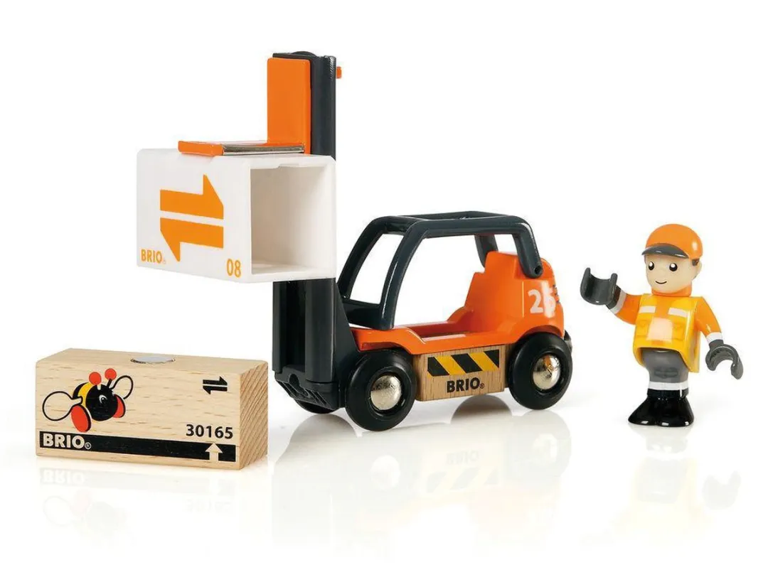 BRIO Vorkheftruck 33573 - Magnetisch hijssysteem - 100-delig