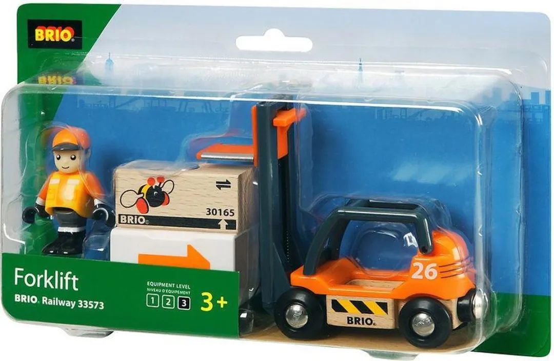BRIO Vorkheftruck 33573 - Magnetisch hijssysteem - 100-delig - afbeelding 6 van 6