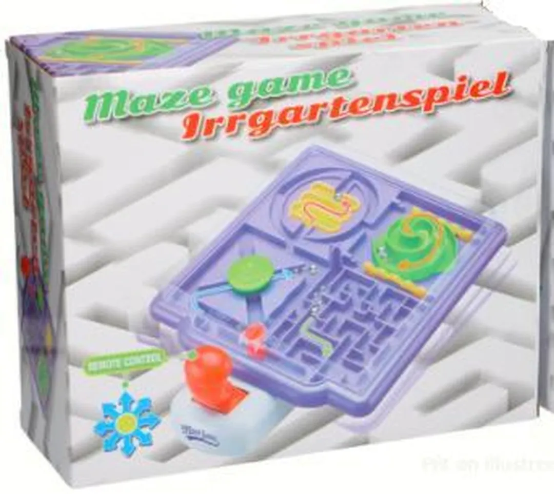 Eddy Toys Labyrintspel & Joystick - Paars