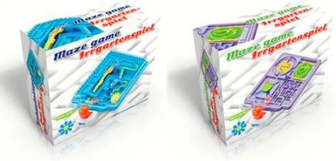 Eddy Toys Labyrintspel & Joystick - Paars