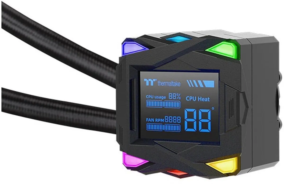 Thermaltake LA360-S ARGB Box Ventilator 3x12cm - Zwart