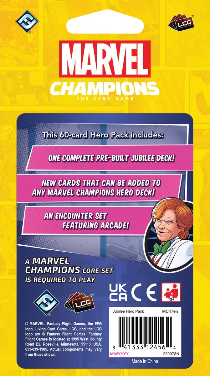 Fantasy Flight Games Marvel Champions LCG Jubilee Hero Pack