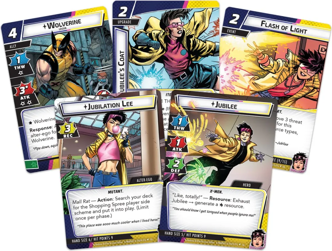 Fantasy Flight Games Marvel Champions LCG Jubilee Hero Pack