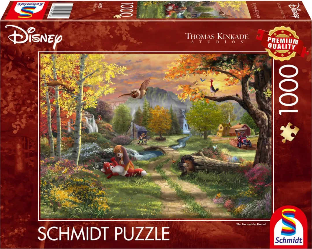 Schmidt Spiele Disney Frank en Frey Thomas Kinkade 1000 Stuks - Meerkleurig