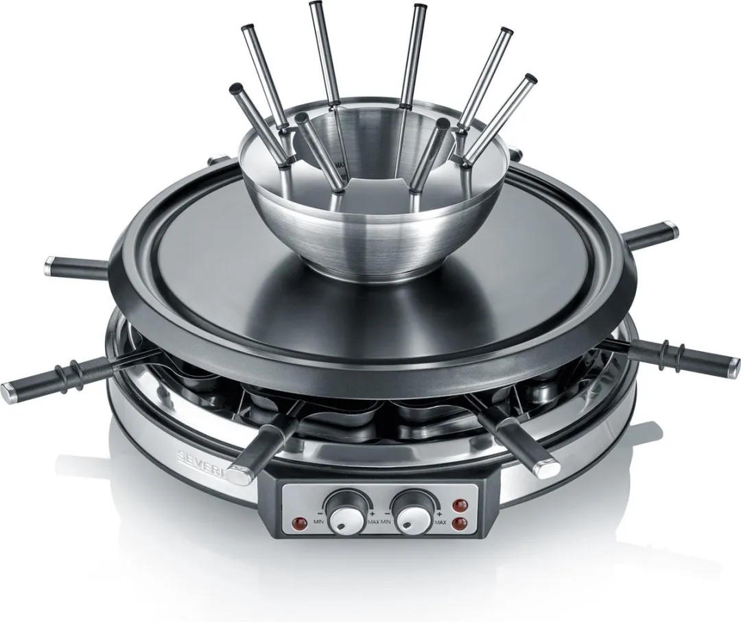 Severin RG 2348 Raclette-Fondue Combi 1900W - 8 Personen