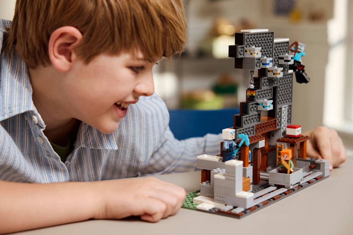 LEGO Minecraft De Pikhouweelmijn Bouwpakket voor Kinderen - 21277