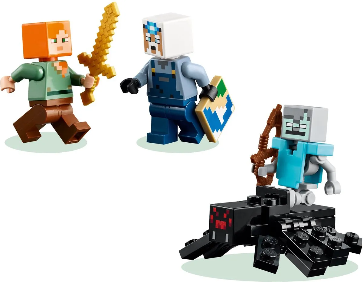 LEGO Minecraft De Pikhouweelmijn 21277 - 530 Stukken - 3 Minifiguren