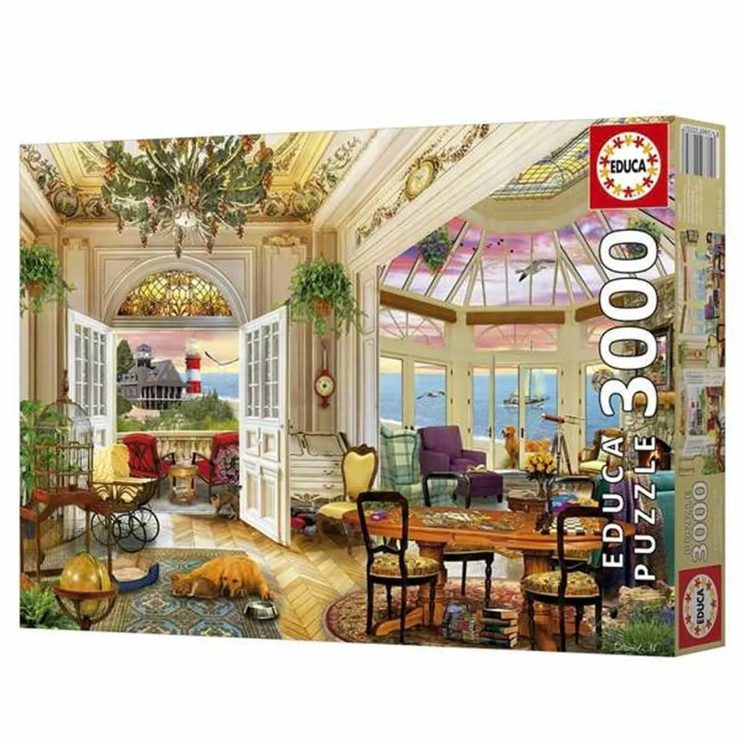 Educa Leven aan de Kust Legpuzzel 3000 Stuks - Multicolor