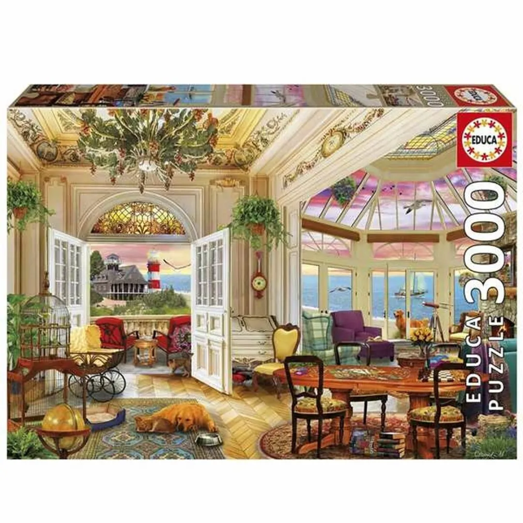 Educa Leven aan de Kust Legpuzzel 3000 Stuks - Multicolor