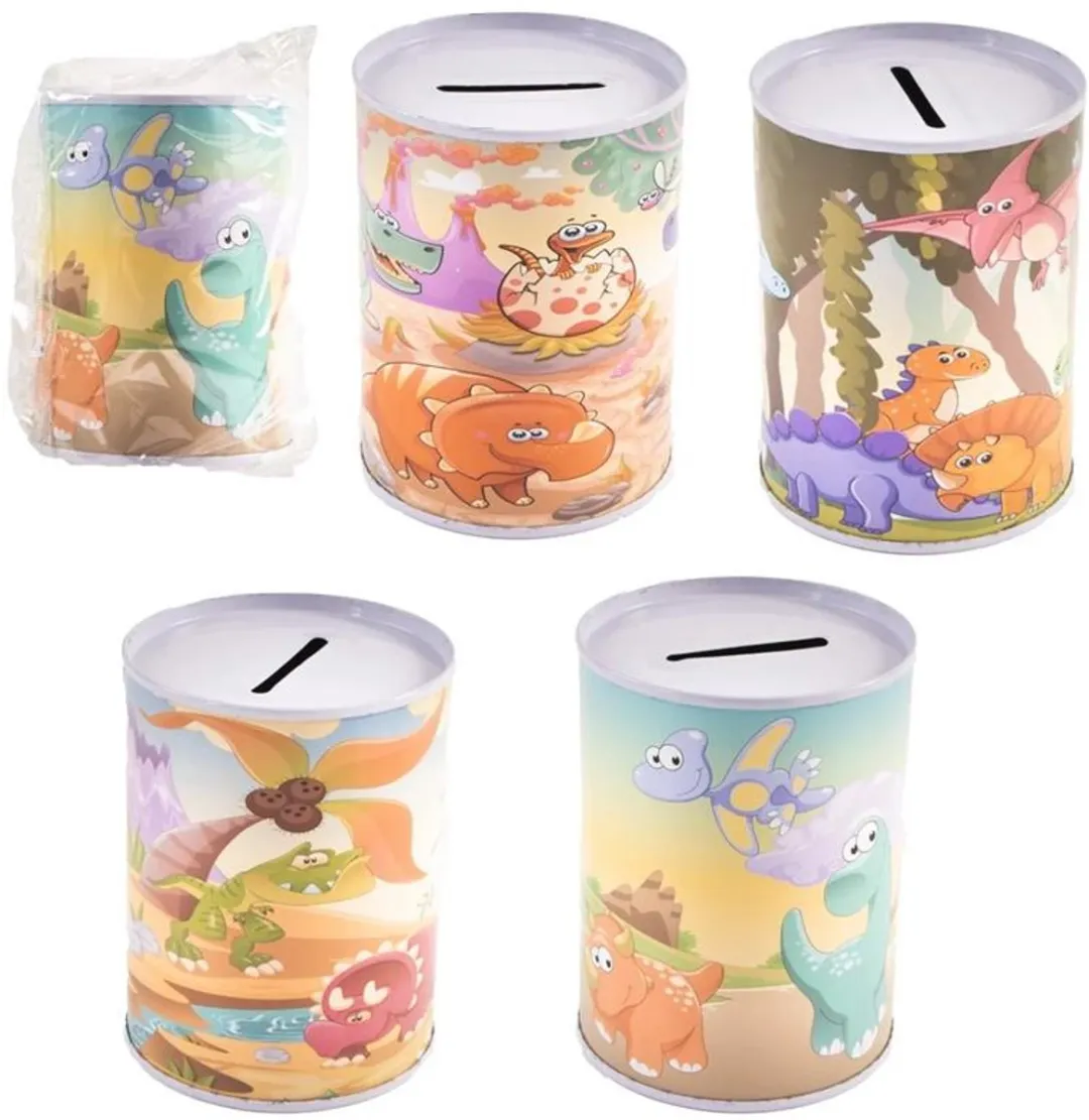 Jono Toys Spaarpot Dino - Multi kleuren