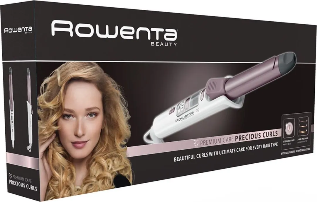 Rowenta Precious Curls CF3460 Krultang - 2-3cm - Wit