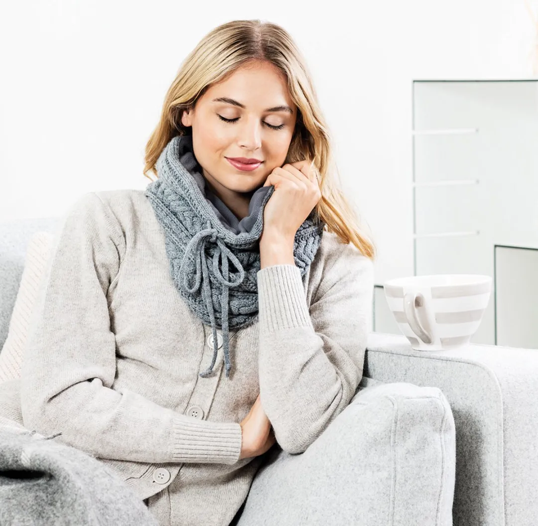 Beurer HK 37 ToGo Warmtesjaal - Draadloos 2u - Grijs