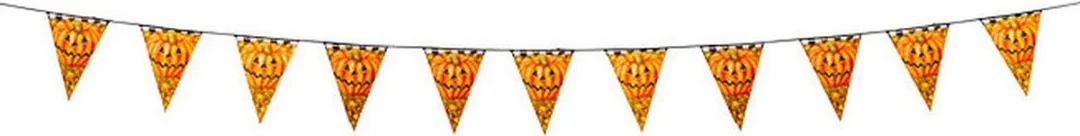 Carnival Toys Halloween Vlaggenlijn Pompoen 300cm