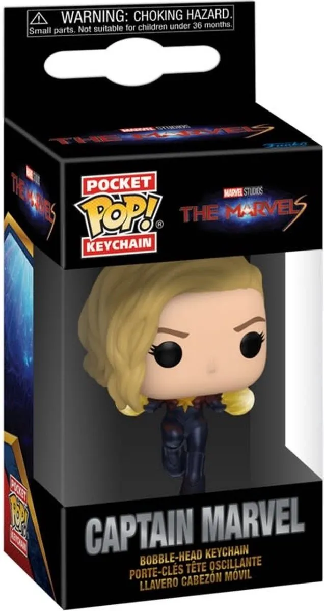 Funko Pocket Pop! The Marvels Captain Marvel - Veelkleurig