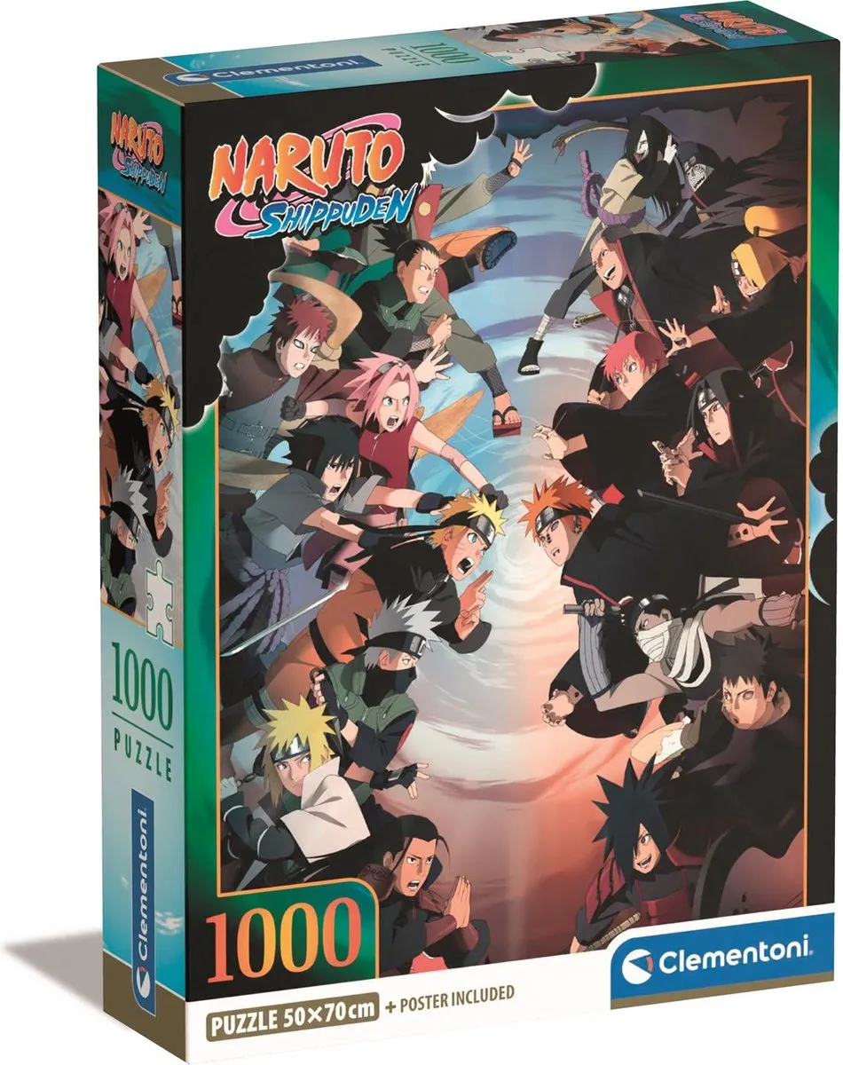 Clementoni Naruto 1000 Stuks Puzzle