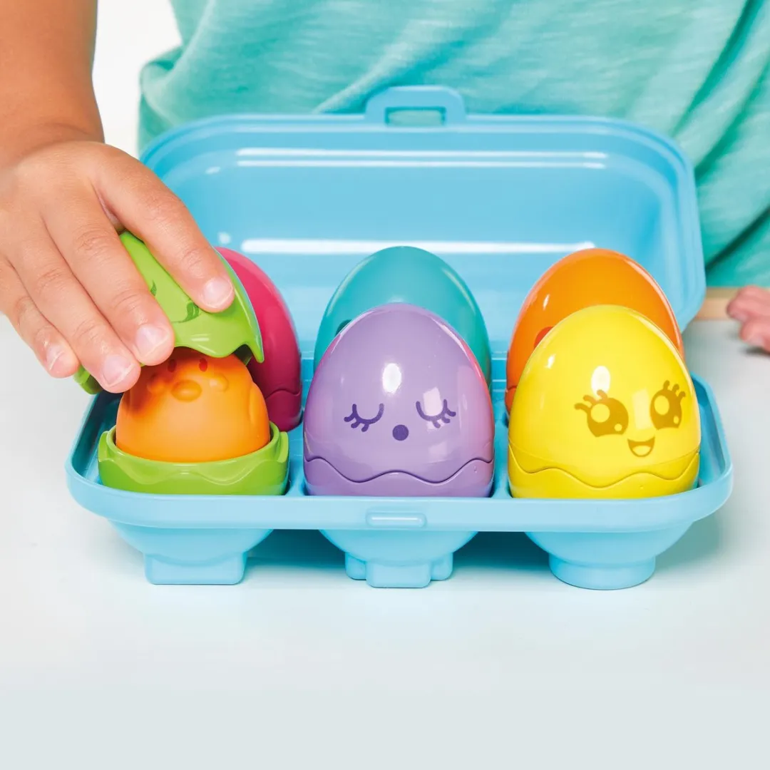Tomy Bright Chicks Eitjes 73081 - Educatief Speelgoed - Blauw/Multikleur