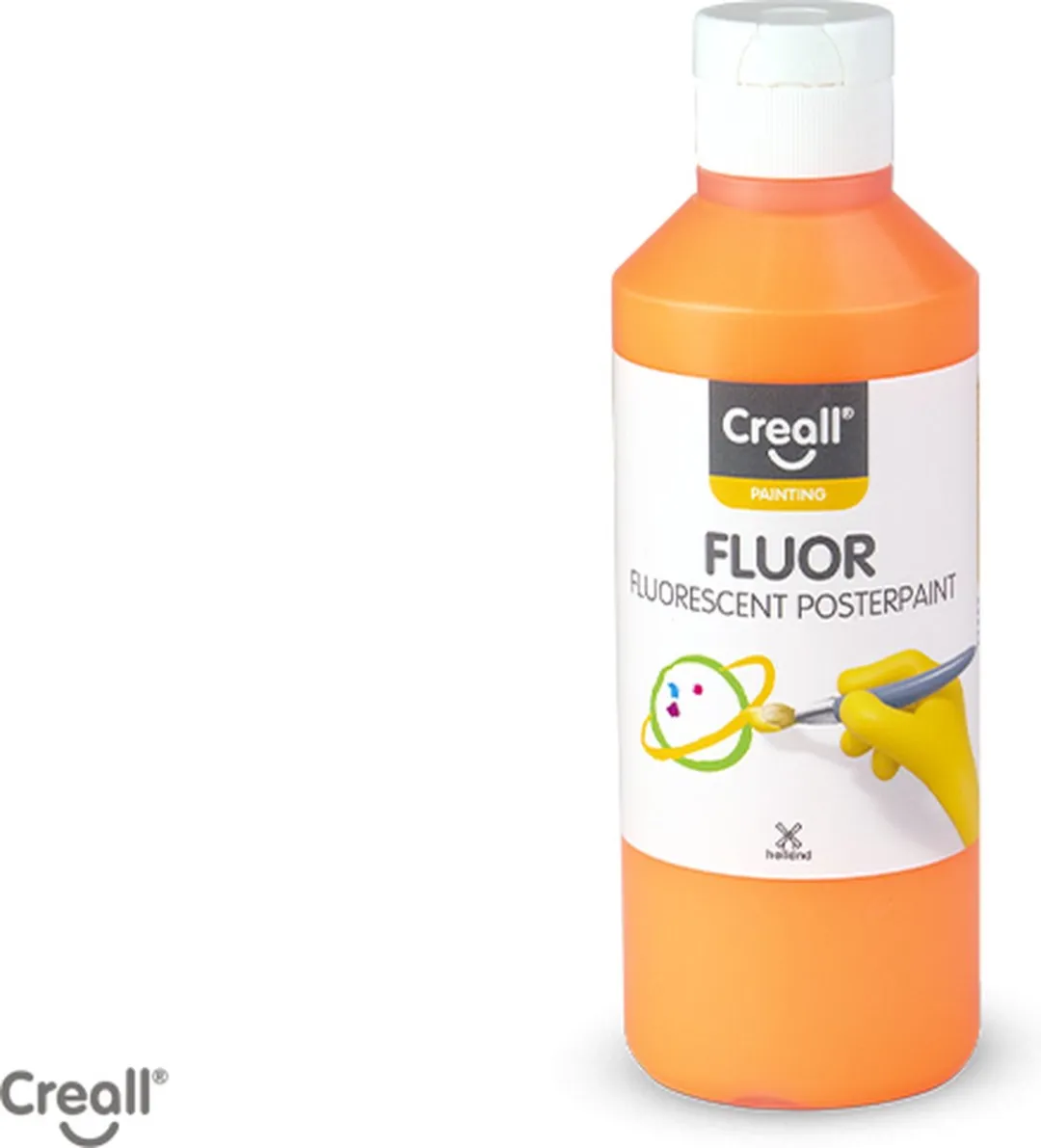 Plakkaatverf creall fluor oranje 250ml