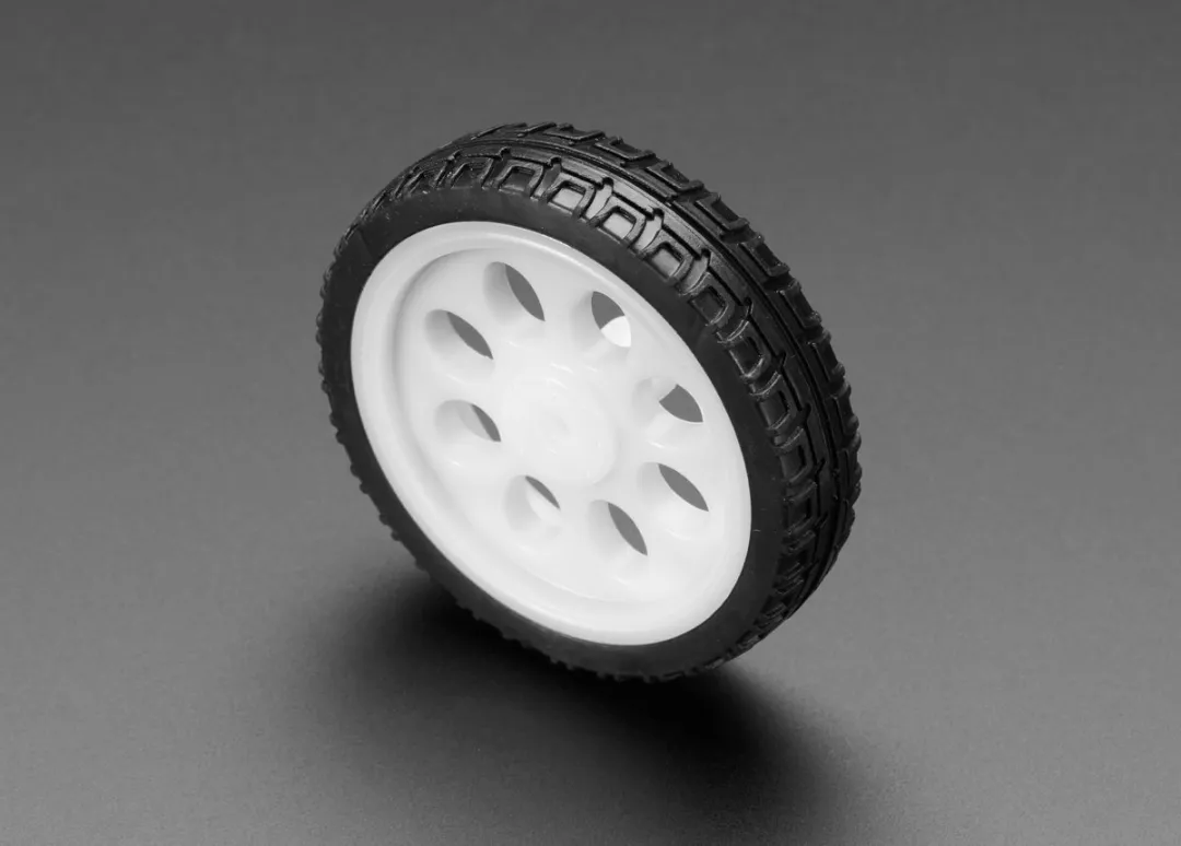 Adafruit TT DC-motor Wiel 65mm