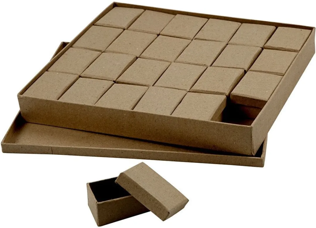 Creativ Company Mini Doosjes 24 Stuks - 5x7x3,5cm