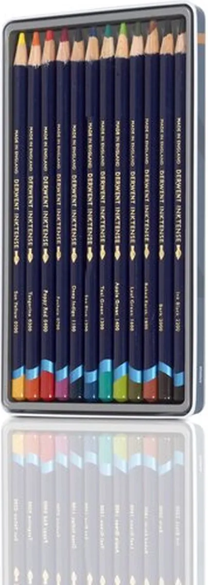 Derwent Inktense Aquarelpotloden - 12 Stuks