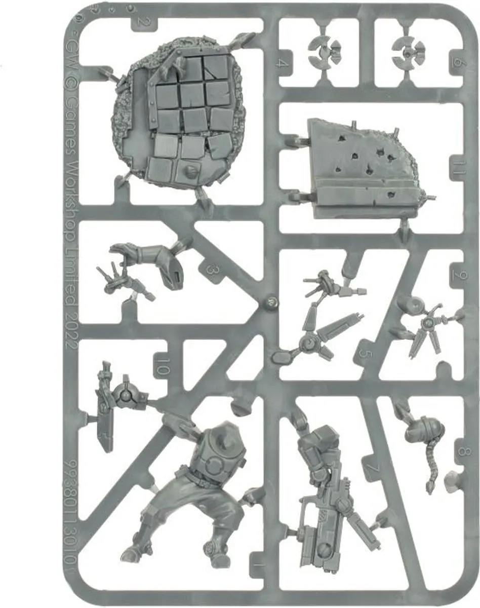 Games Workshop Warhammer 40.000 T'au Darkstrider - 11 Onderdelen