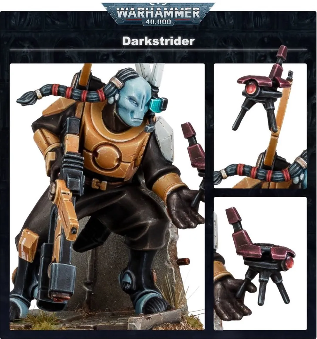Games Workshop Warhammer 40.000 T'au Darkstrider - 11 Onderdelen