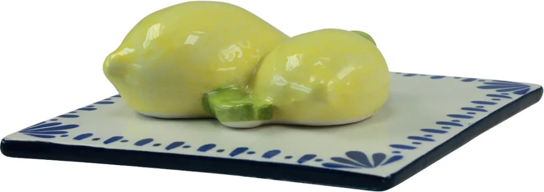 Kaemingk Keramische Tegel Citroen 15x15cm - Wit