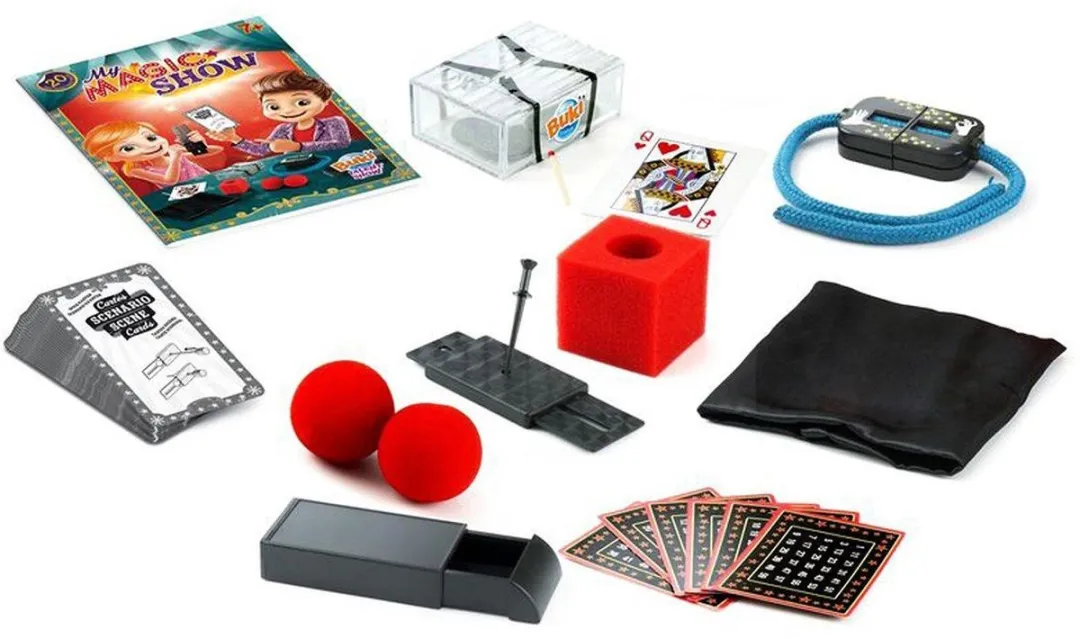 Buki Magische Show Goochelset - 20 Tricks - Multicolor