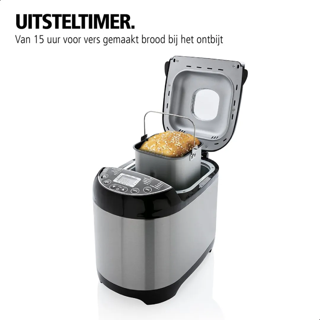 Brabantia BBEK1114 Broodbakmachine - 19 Programma's - 1000g - afbeelding 6 van 6