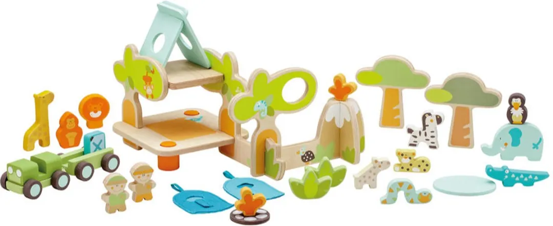 Sevi Houten Safari Speelset 83083