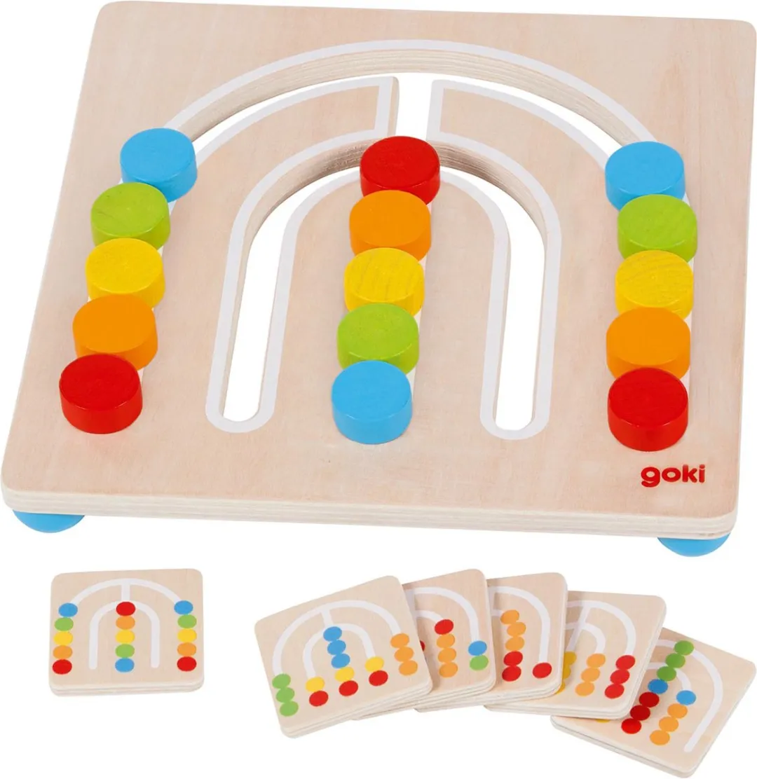 Goki Regenboog Rangschikspel 21x21cm